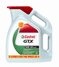 Castrol GTX and Castrol Magnatec - 5 litres for the price of 4