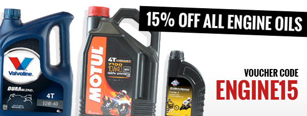 15% off ALL engine oils at Opies 15-bike-engine-oils