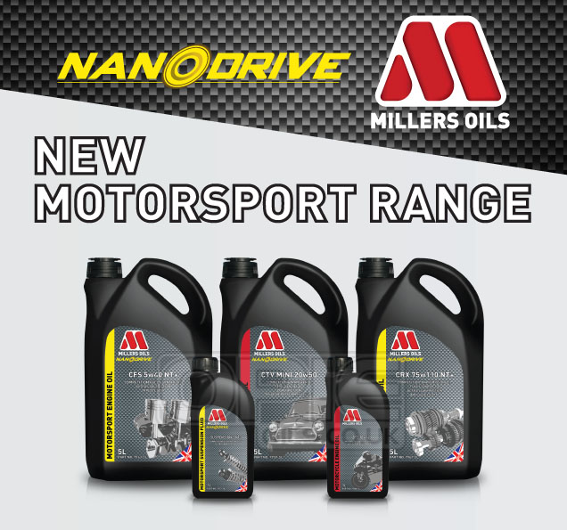 Millers Motorsport Oils - new range at Opies Nanodriveforum1