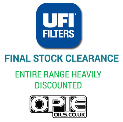 BMW UFI filter clearance at Opies! Ufifinal