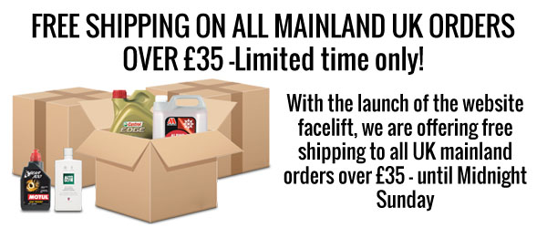 Website re-skin & free shipping on orders over £35 Websitepromotion